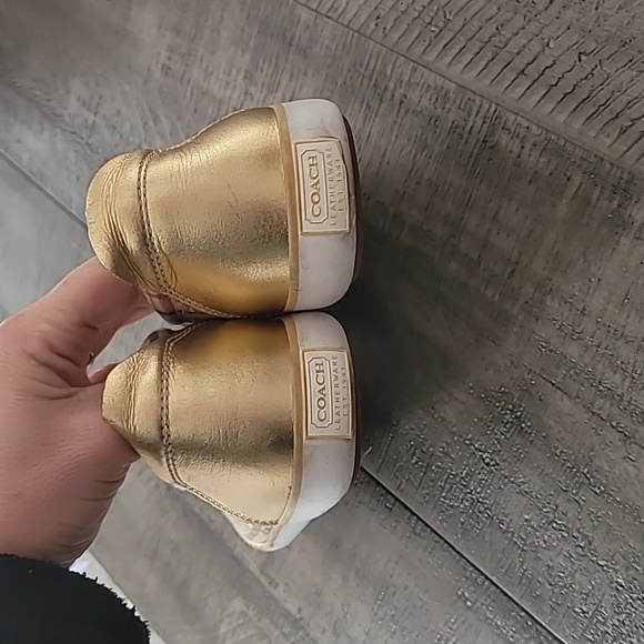 Coach Beale Multicolor Plaid Logo Slip On Shoes Sneakers Size 8 B - Picture 7 of 8